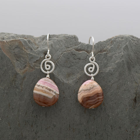 Pacha Rhodochrosite Earring