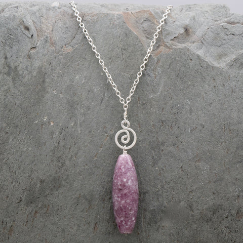 Pacha Drop Necklace Lepidolite
