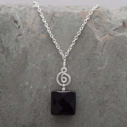 Pacha Square Onyx Necklace