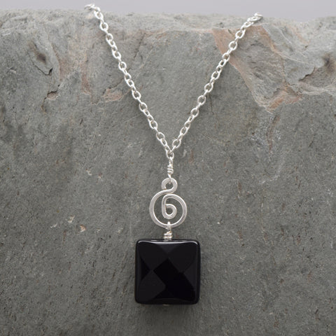 Pacha Square Onyx Necklace